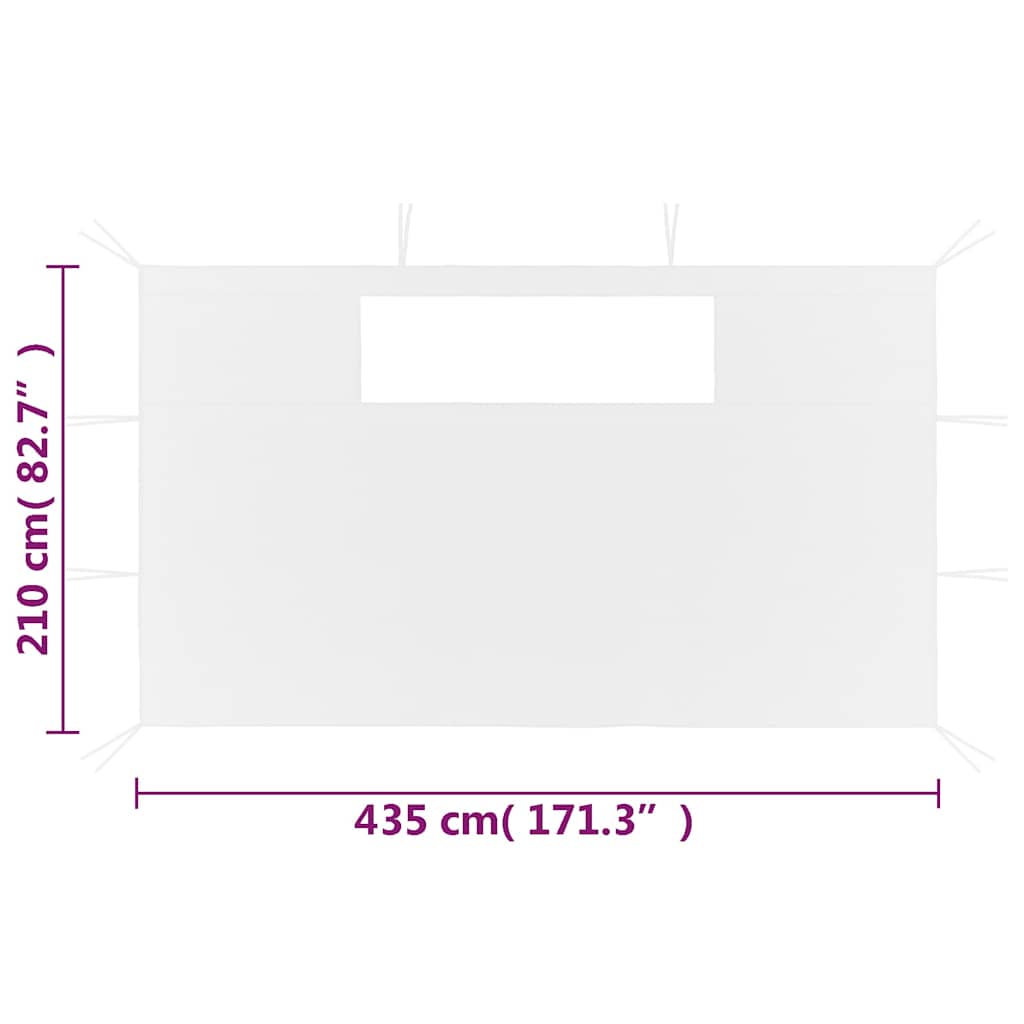 2 db fehér ablakos pavilonfal 5