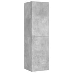 Betonszürke szerelt fa TV-szekrény 30,5 x 30 x 110 cm 2