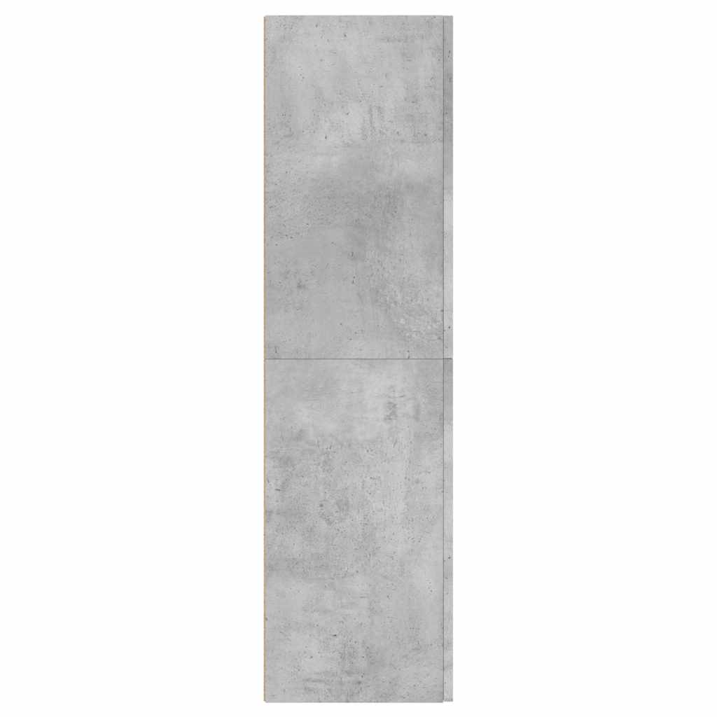 Betonszürke szerelt fa TV-szekrény 30,5 x 30 x 110 cm 4