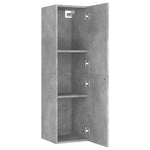 Betonszürke szerelt fa TV-szekrény 30,5 x 30 x 110 cm 5