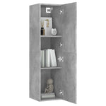 Betonszürke szerelt fa TV-szekrény 30,5 x 30 x 110 cm 8