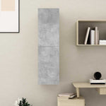 Betonszürke szerelt fa TV-szekrény 30,5 x 30 x 110 cm 10