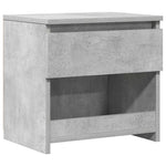 Betonszürke szerelt fa éjjeliszekrény 40 x 30 x 39 cm 2