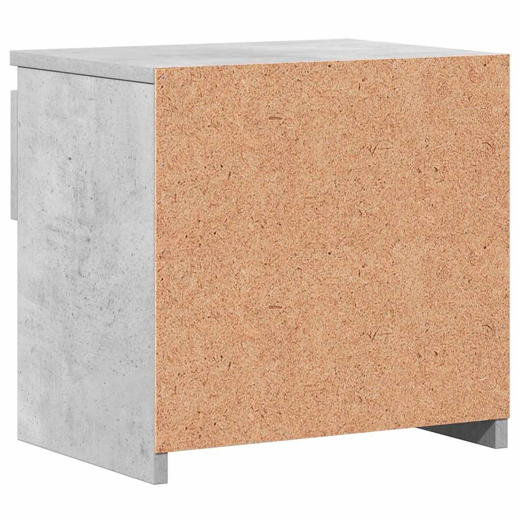 Betonszürke szerelt fa éjjeliszekrény 40 x 30 x 39 cm 6