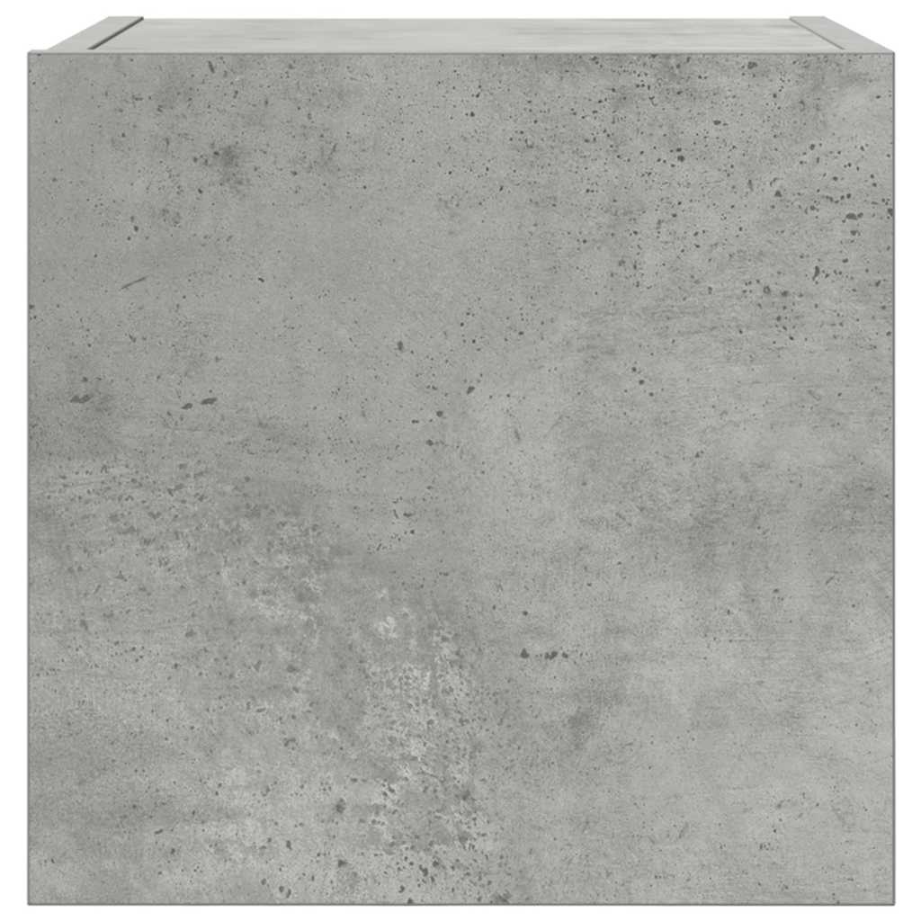 4 db betonszürke falra szerelhető TV-szekrény 30,5 x 30 x 30 cm 4