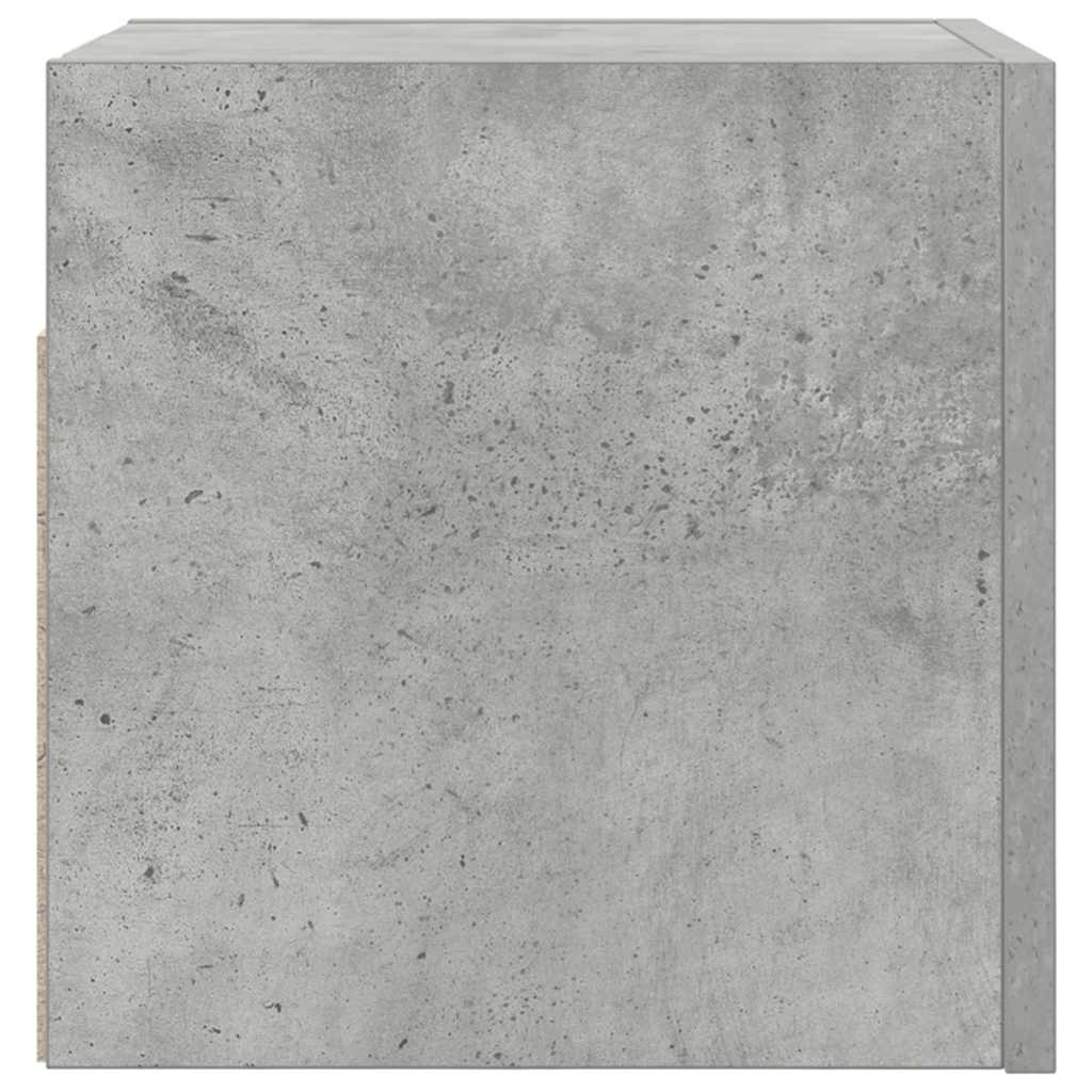 4 db betonszürke falra szerelhető TV-szekrény 30,5 x 30 x 30 cm 5