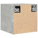 4 db betonszürke falra szerelhető TV-szekrény 30,5 x 30 x 30 cm 6