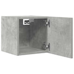 4 db betonszürke falra szerelhető TV-szekrény 30,5 x 30 x 30 cm 8