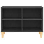 Szürke TV-szekrény tömör falábakkal 69,5 x 30 x 50 cm 4
