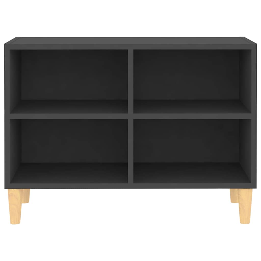 Szürke TV-szekrény tömör falábakkal 69,5 x 30 x 50 cm 4
