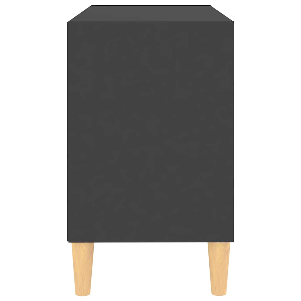 Szürke TV-szekrény tömör falábakkal 69,5 x 30 x 50 cm 5
