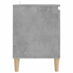Betonszürke TV-szekrény tömör falábakkal 103,5 x 35 x 50 cm 6