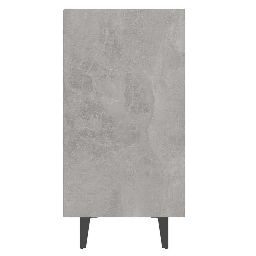 Betonszürke szerelt fa tálalószekrény 103,5 x 35 x 70 cm 5