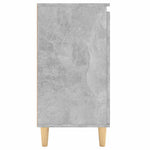 Betonszürke szerelt fa tálalószekrény falábakkal 60x35x70 cm 6