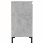 Betonszürke szerelt fa tálalószekrény 60 x 35 x 70 cm 6