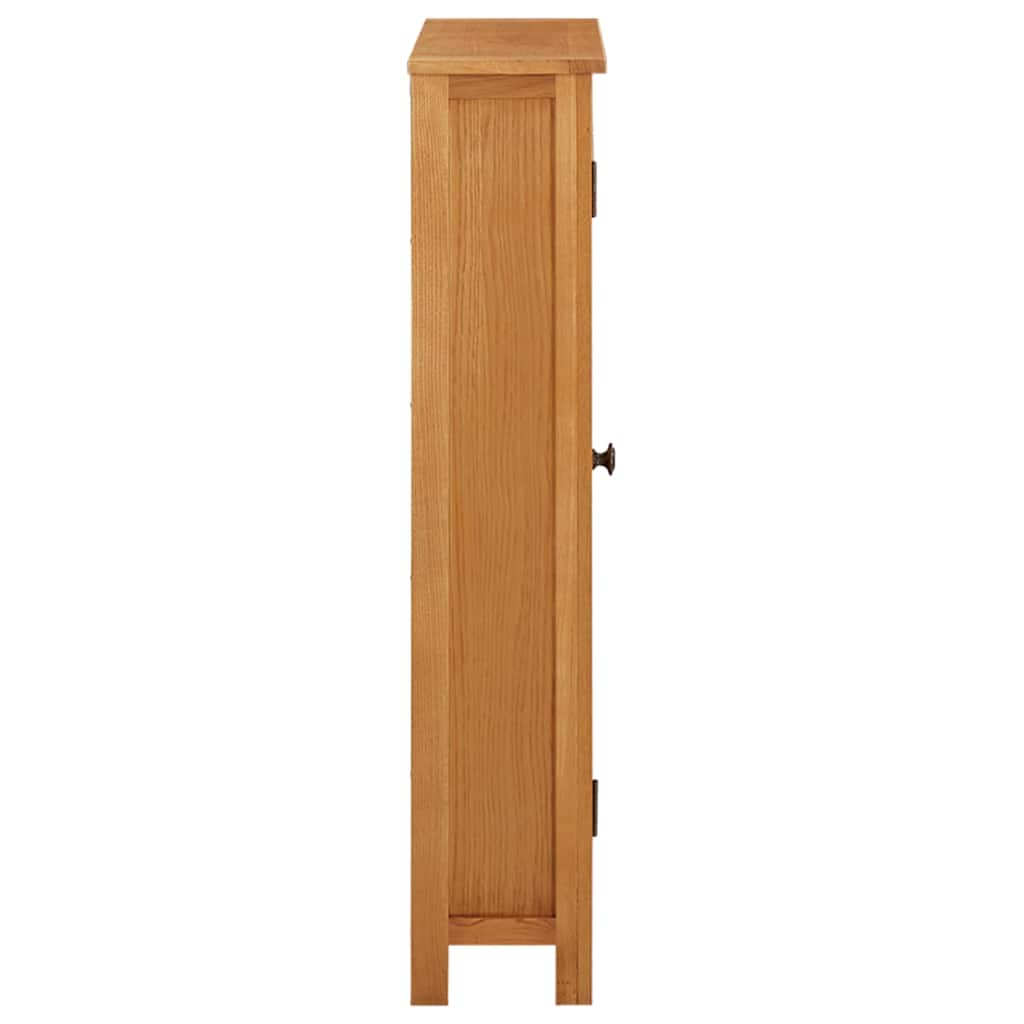 Tömör tölgyfa tárolószekrény 50 x 22 x 110 cm 4