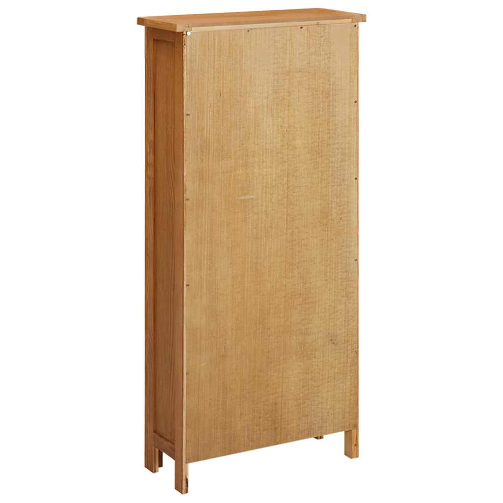 Tömör tölgyfa tárolószekrény 50 x 22 x 110 cm 5