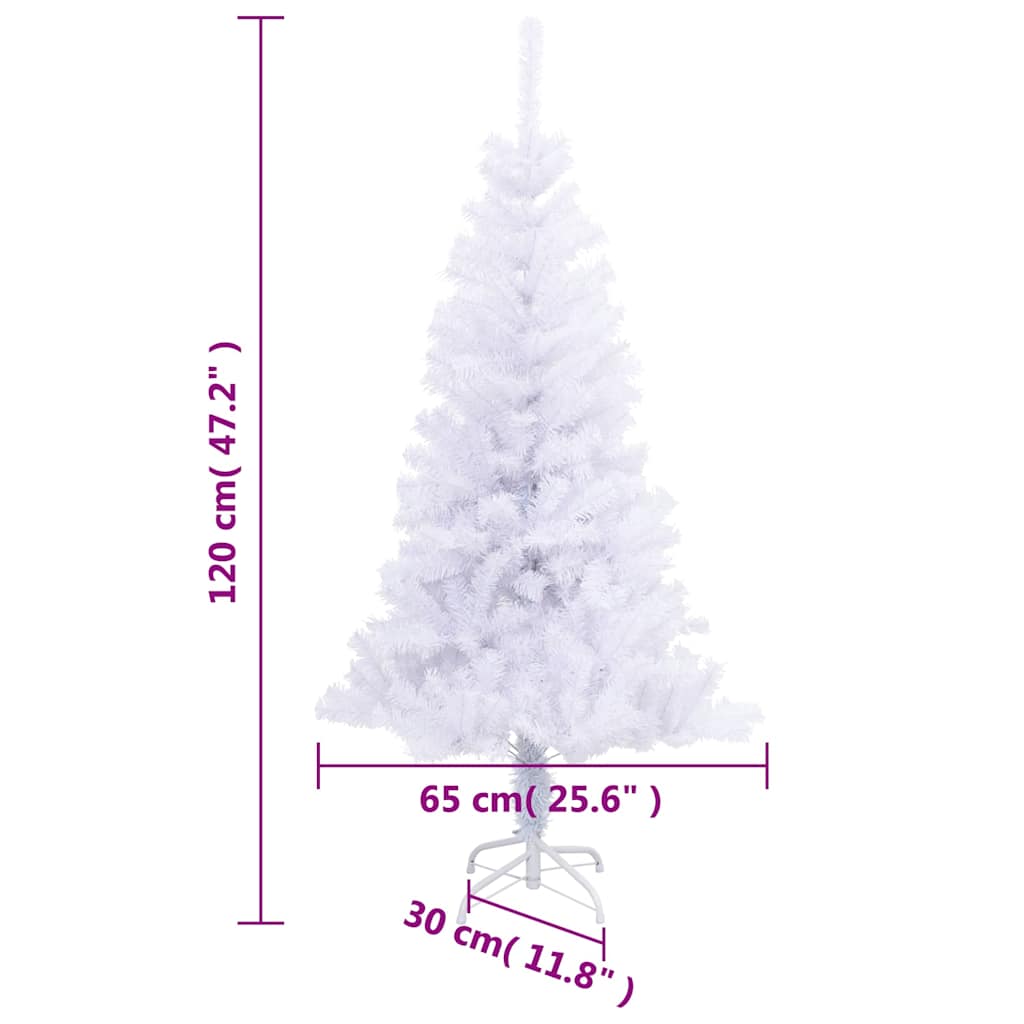 Műkarácsonyfa állvánnyal 230 ággal 120 cm 7