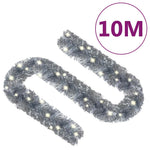 Ezüstszínű LED-es karácsonyi füzér 10 m 8