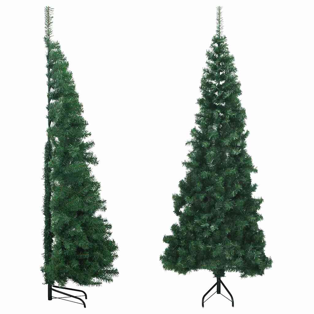 Zöld PVC sarok műkarácsonyfa 180 cm 2