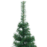 Zöld PVC sarok műkarácsonyfa 240 cm 7