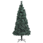 Zöld PET műkarácsonyfa állvánnyal 120 cm 2