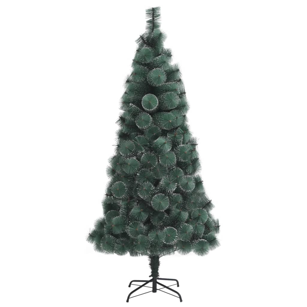 Zöld PET műkarácsonyfa állvánnyal 120 cm 2