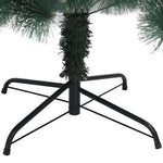 Zöld PET műkarácsonyfa állvánnyal 120 cm 5