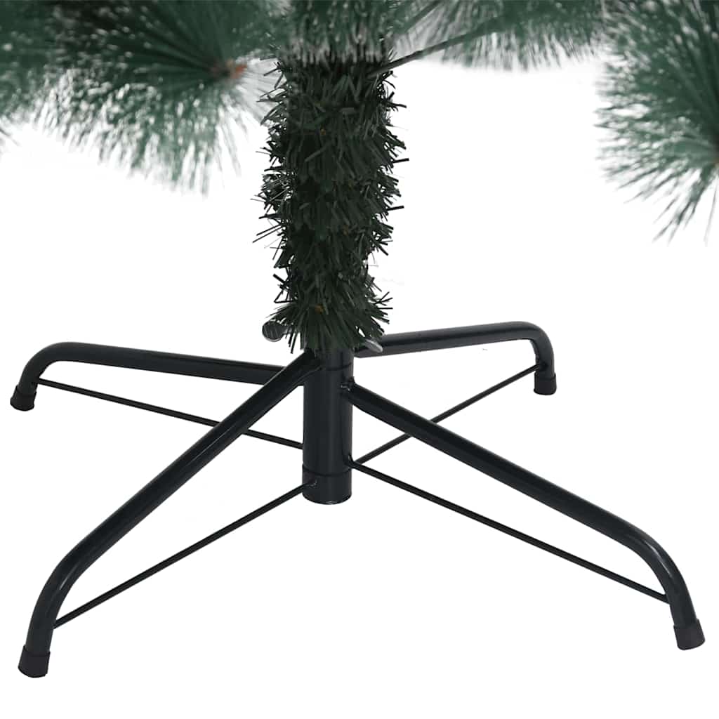 Zöld PET műkarácsonyfa állvánnyal 240 cm 5