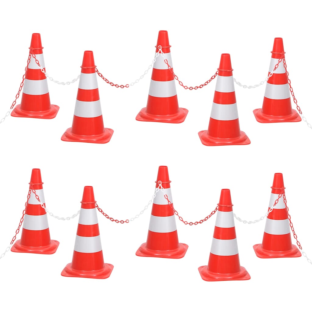 Bójaszett piros és fehér lánccal 10 méter