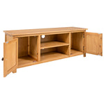 Tömör tölgyfa TV szekrény 110x35x44 cm 2