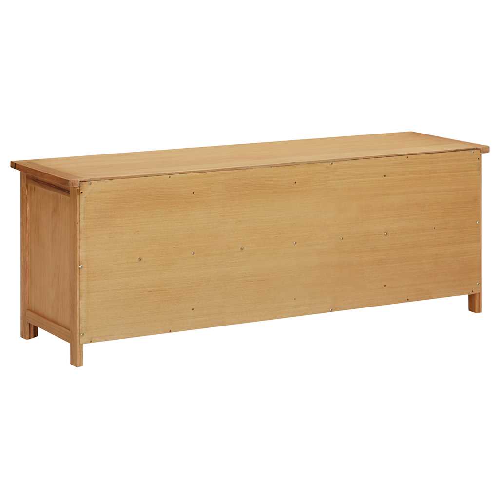 Tömör tölgyfa cipőtartó állvány 114 x 37 x 45 cm 4
