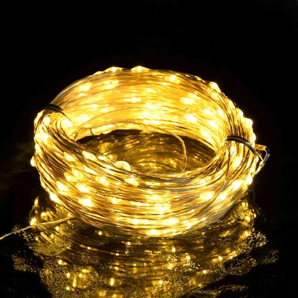 Meleg fehér fényű LED-szalag 150 LED-el 15 m 2
