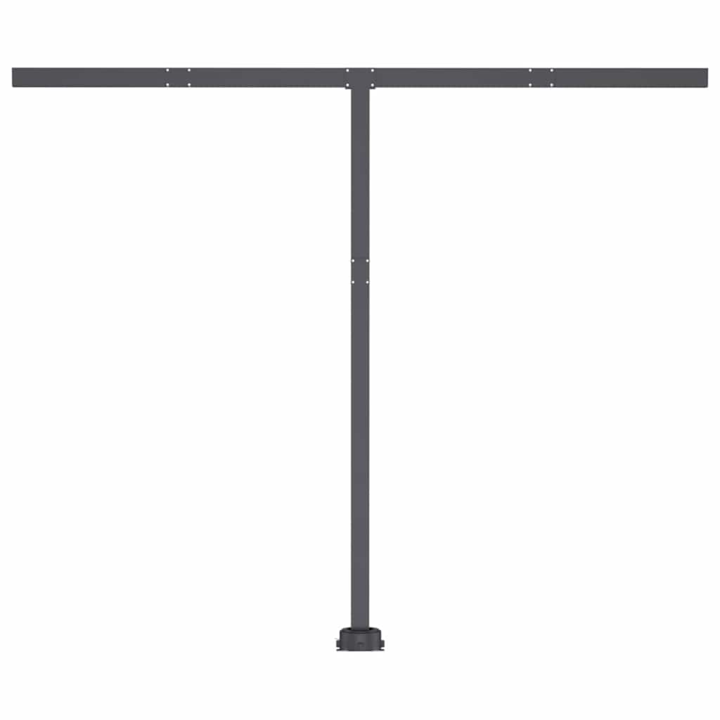 Sárga-fehér szélérzékelős és LED-es napellenző 300x250 cm 7