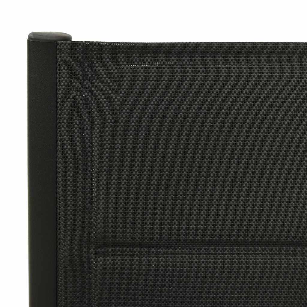 7 részes antracitszürke alumínium kerti étkezőgarnitúra 13