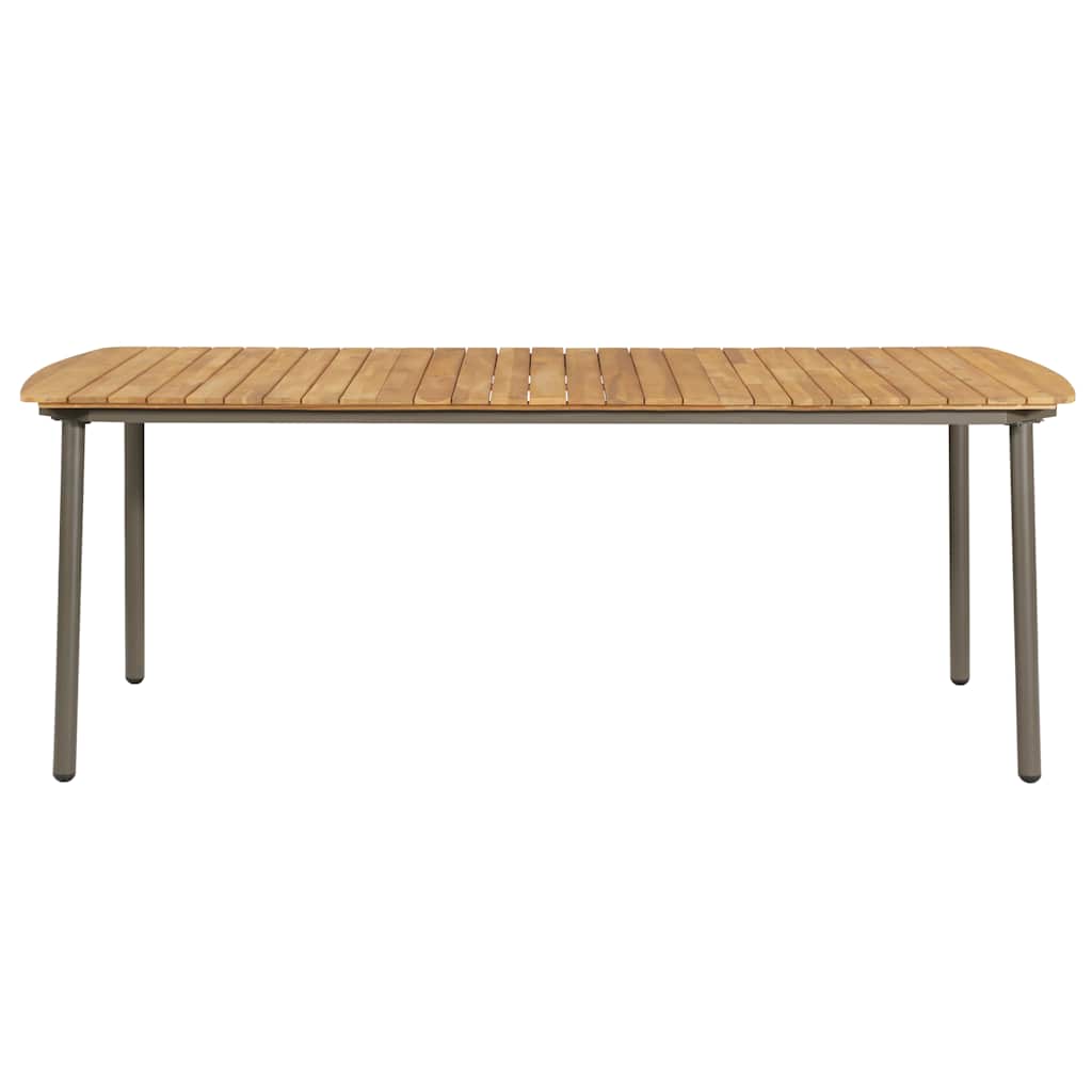 7 részes szürke polyrattan kerti étkezőgarnitúra 7