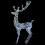 Hideg fehér XXL akril karácsonyi rénszarvas 250 LED-del 180 cm 5