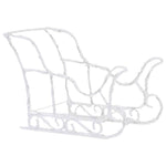 Akril rénszarvasok és szán karácsonyi dekoráció 280x28x55 cm 5
