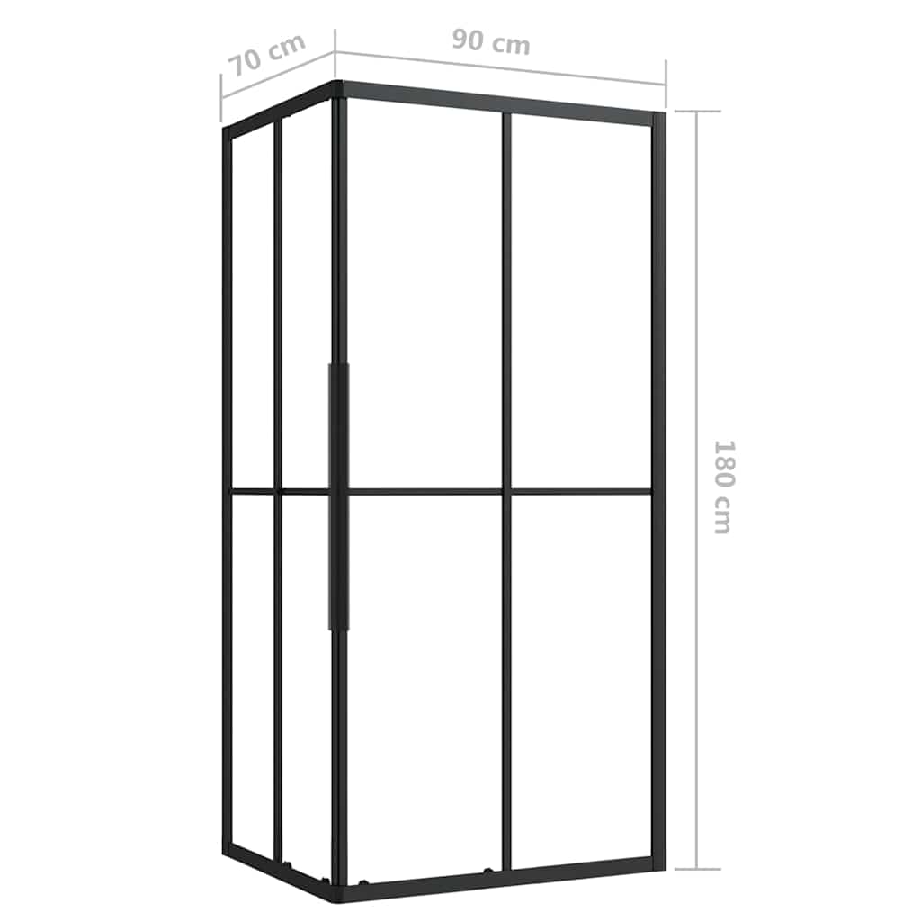 ESG zuhanykabin 90 x 70 x 180 cm 9