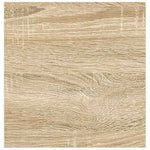 2 db tölgyszínű és fehér MDF lebegő fali polc 23x23,5x3,8 cm 10