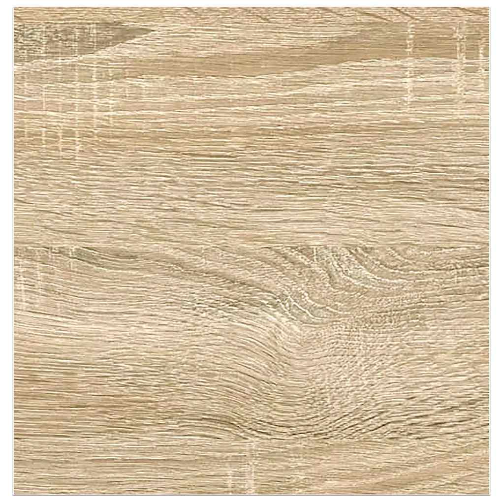 2 db tölgyszínű és fehér MDF lebegő fali polc 23x23,5x3,8 cm 10