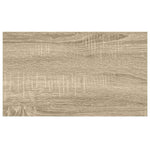 Tölgyszínű és fehér MDF lebegő fali polc 50 x 23,5 x 3,8 cm 9