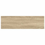 Fehér-tölgyszínű MDF lebegő fali polc 90 x 23,5 x 3,8 cm 9