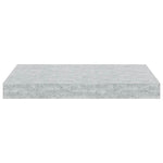 2 db betonszürke MDF lebegő fali polc 40 x 23 x 3,8 cm 7
