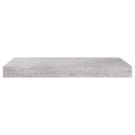Betonszürke MDF lebegő fali polc 50 x 23,5 x 3,8 cm 4