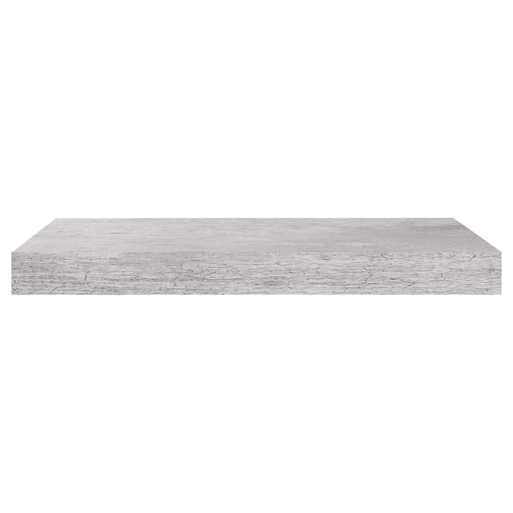 Betonszürke MDF lebegő fali polc 50 x 23,5 x 3,8 cm 4