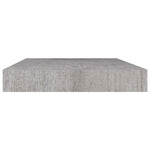 Betonszürke MDF lebegő fali polc 50 x 23,5 x 3,8 cm 5