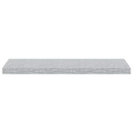 4 db betonszürke MDF lebegő fali polc 80 x 23,5 x 3,8 cm 7