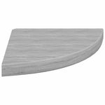 4 db betonszürke MDF fali sarokpolc 35 x 35 x 3,8 cm 7