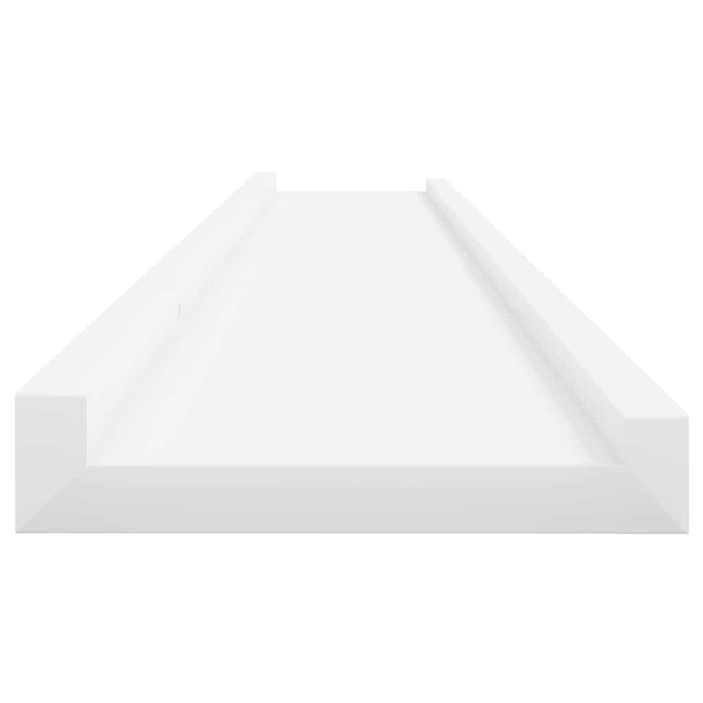 2 db fehér fali polc 115 x 9 x 3 cm 6